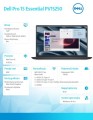 Dell Laptop Dell Pro 15 Essential PV15250 W11P i5-1334U|8GB|512GB|Intel UHD|FgrPr|WLAN+BT|15.6 FHD|BcklKb|3C|65W|3YPS Carbon Black (Plastic)