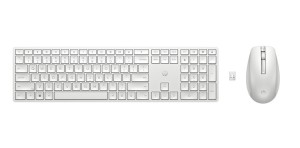 HP Inc. Zestaw klawiatura i mysz 650 bezprzewodowy biały 4R016AA#ABB