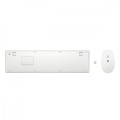 HP Inc. Zestaw klawiatura i mysz 650 bezprzewodowy biały 4R016AA#ABB